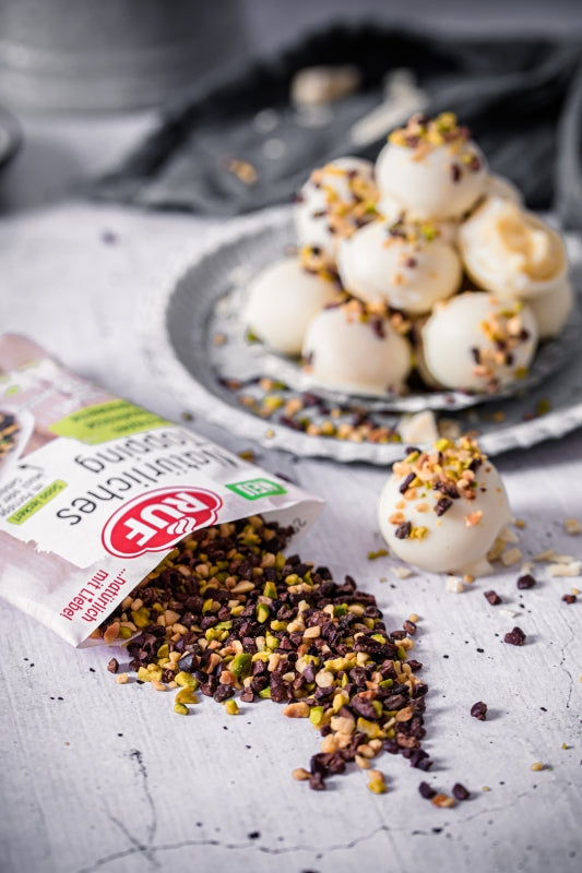 RUF Natürliches Topping Pistazien Haselnüsse Kakaokerne