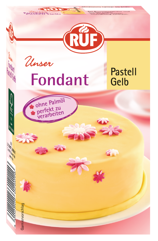 RUF Fondant Pastell Gelb