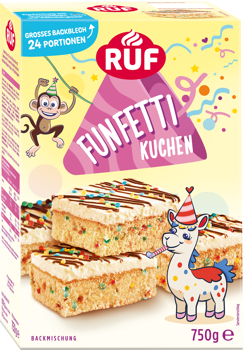 RUF Funfetti Kuchen Backmischung
