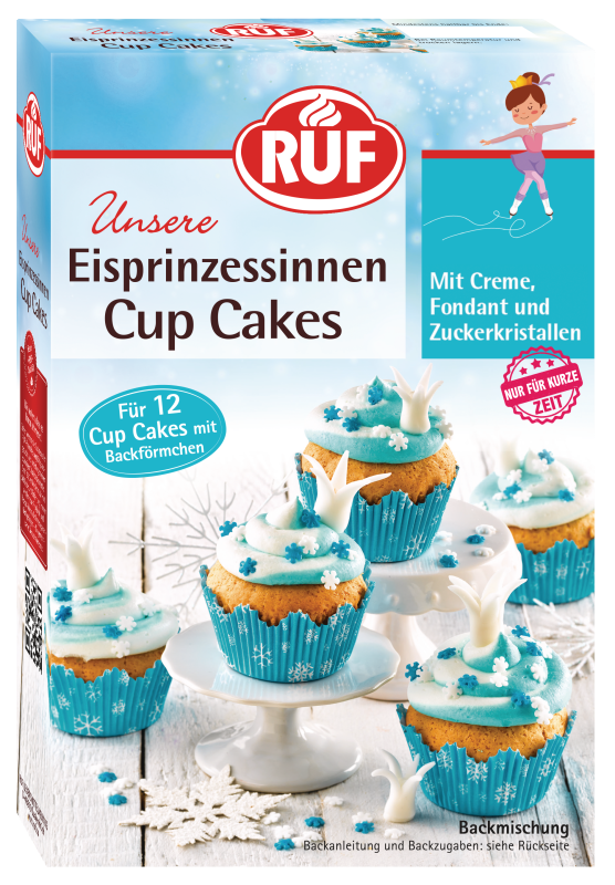 RUF Eisprinzessinnen Cup Cakes Backmischung