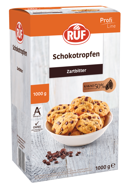RUF Schokotropfen Zartbitter (1 kg)