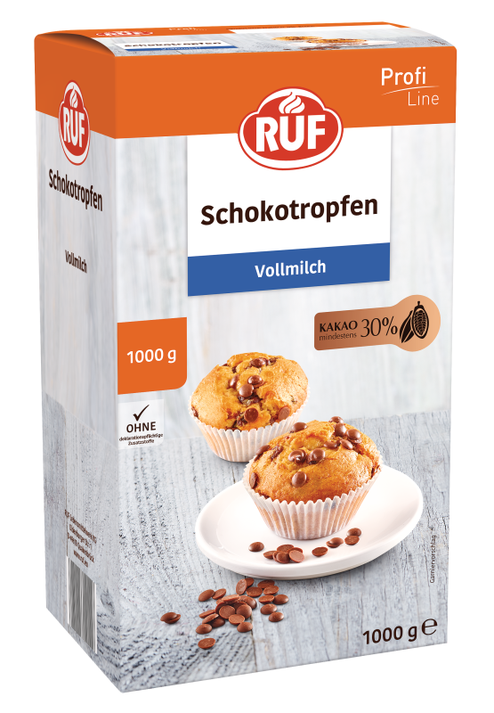 RUF Schokotropfen Vollmilch (1 kg)