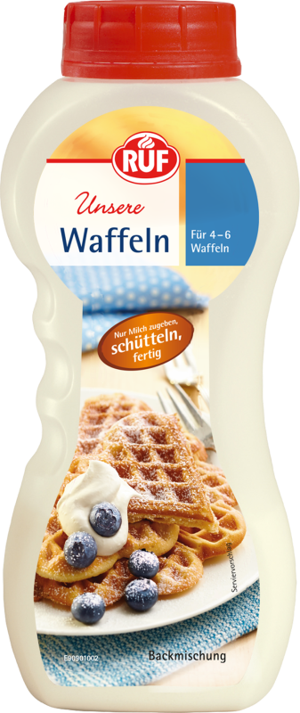 RUF Waffeln Schüttelteig