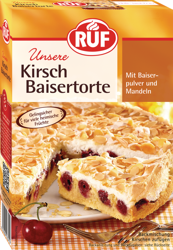 RUF Kirsch Baisertorte Backmischung