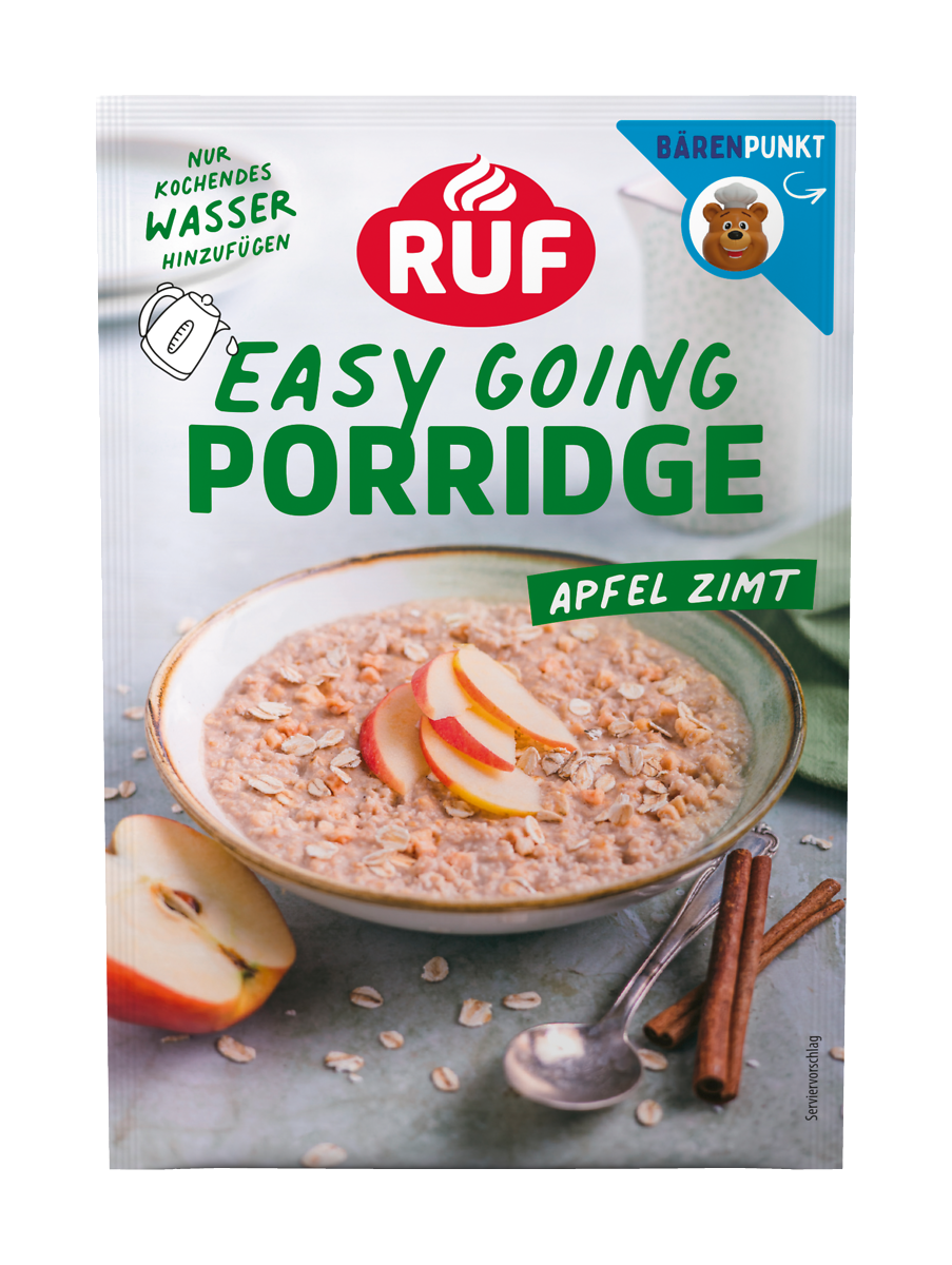 RUF Porridge Apfel Zimt