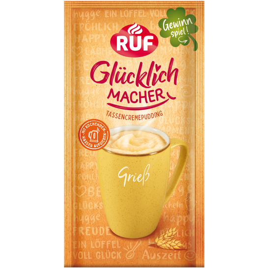 RUF Glücklichmacher Grieß Tassenpudding