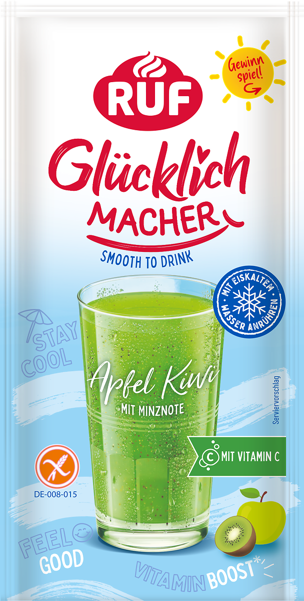 RUF Glücklichmacher Smooth to Drink Apfel Kiwi