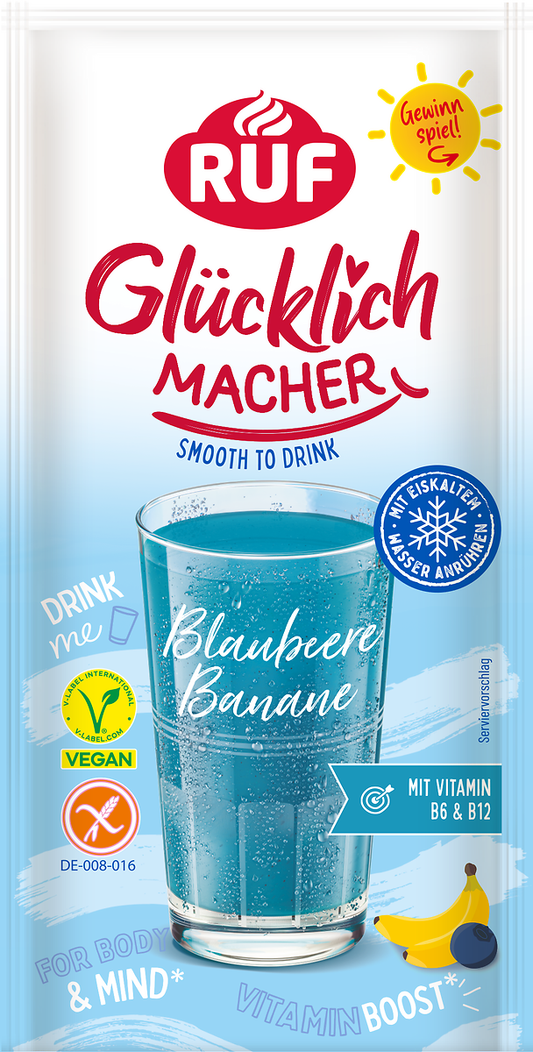 RUF Glücklichmacher Smooth to Drink Blaubeere Banane