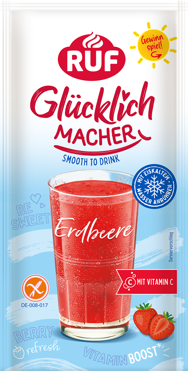RUF Glücklichmacher Smooth to Drink Erdbeere