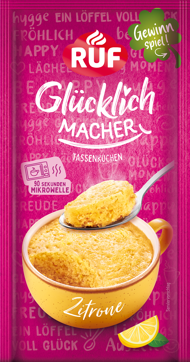 RUF Glücklichmacher Tassenkuchen Zitrone
