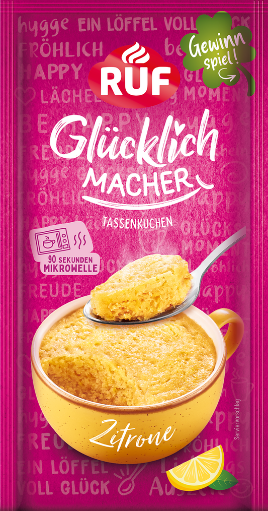 RUF Glücklichmacher Tassenkuchen Zitrone