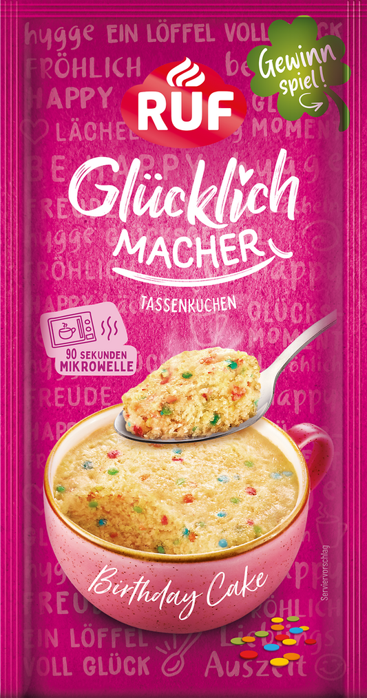 RUF Glücklichmacher Tassenkuchen Birthday Cake