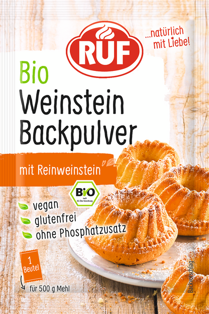 RUF Bio Weinstein Backpulver