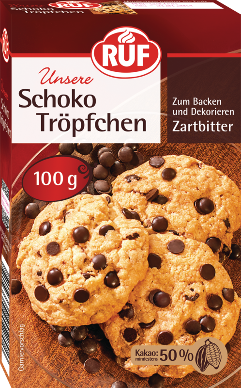 RUF Schoko Tröpfchen Zartbitter