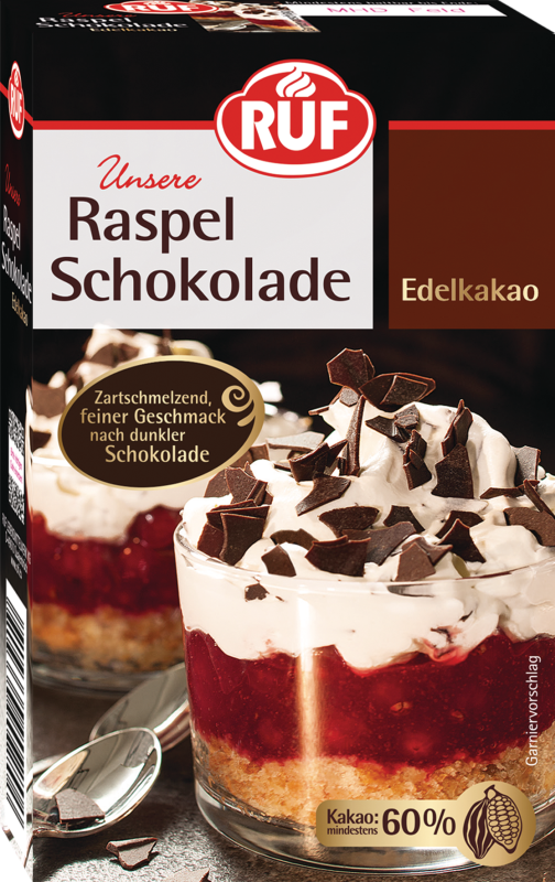 RUF Raspel Schokolade Edelkakao