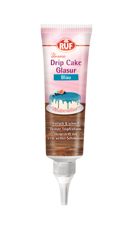 RUF Drip Cake Glasur Blau
