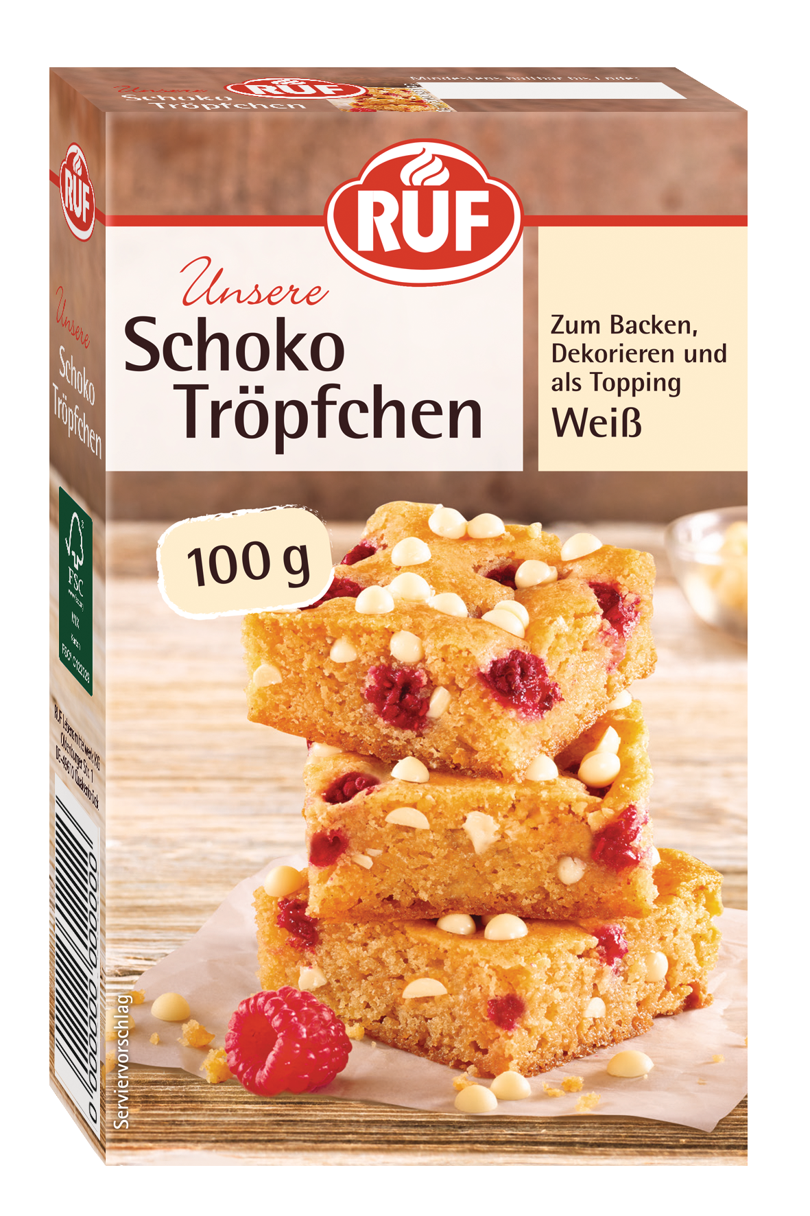 RUF Schoko Tröpfchen Weiss