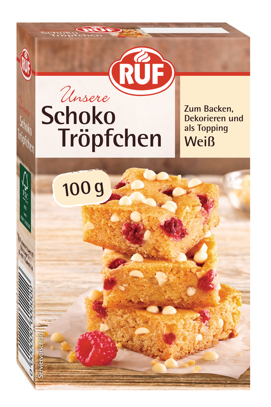 RUF Schoko Tröpfchen Weiss