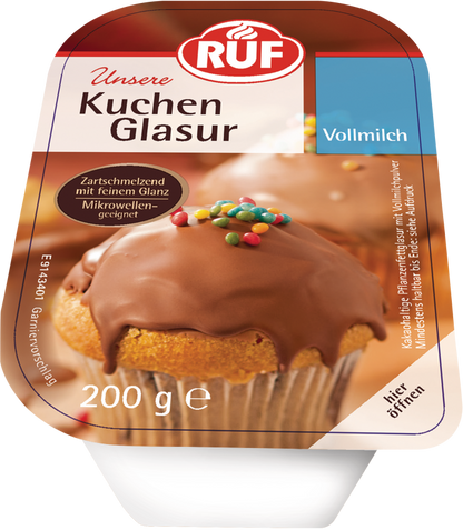 RUF Glasur Vollmilch 200g