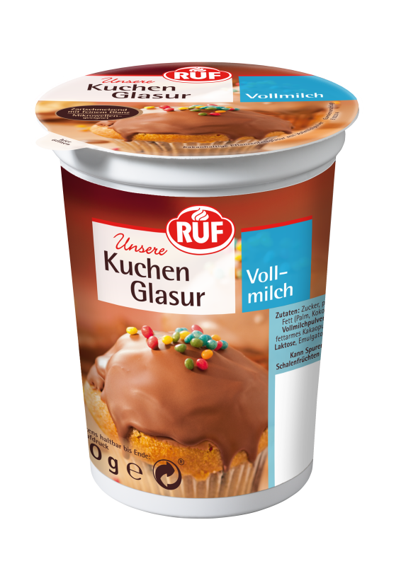 RUF Glasur Vollmilch 500g