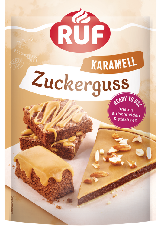 RUF Zuckerguss Karamell 150g