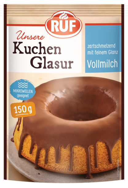 RUF Glasur Vollmilch 150 g