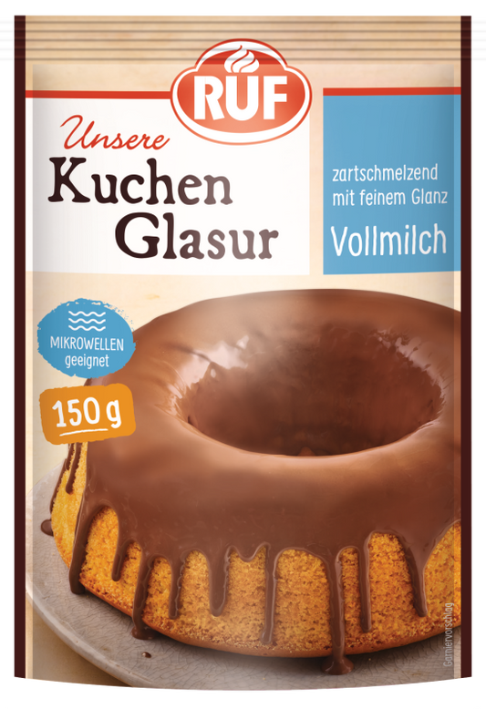 RUF Glasur Vollmilch 150 g
