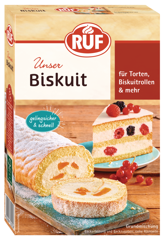 RUF Biskuit Backmischung