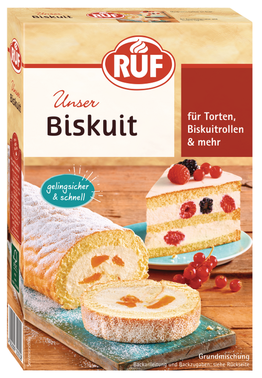 RUF Biskuit Backmischung