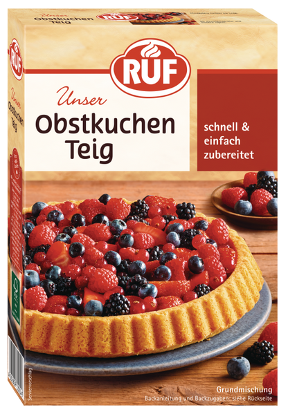 RUF Obstkuchen Teig Backmischung