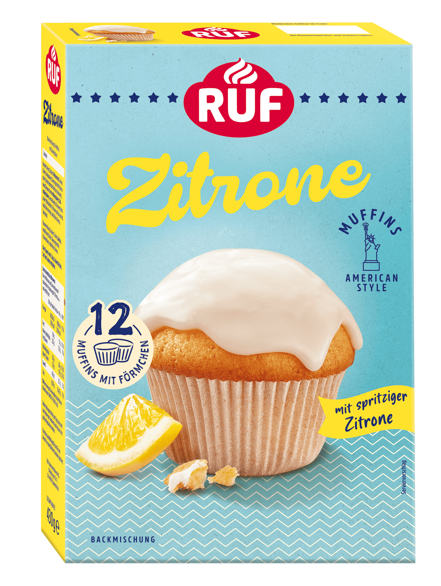 RUF Muffins Zitrone Backmischung
