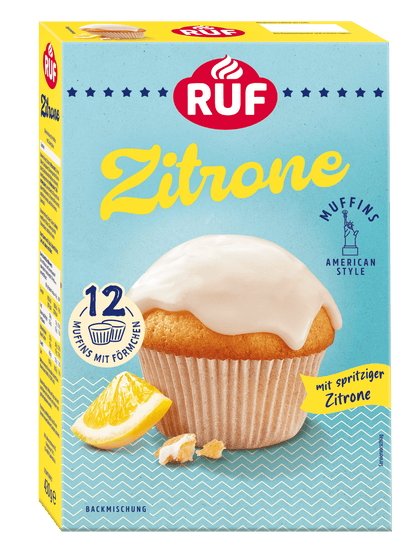 RUF Muffins Zitrone Backmischung
