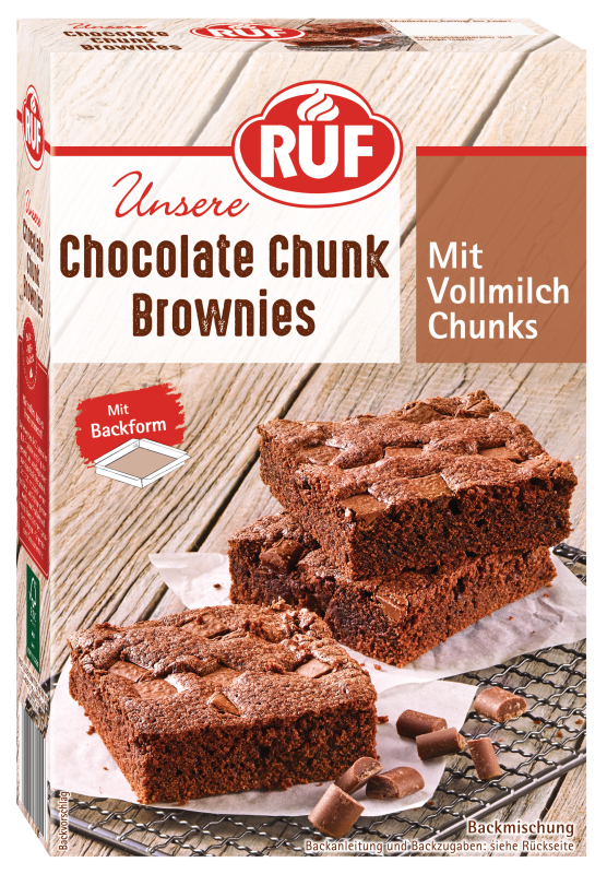 RUF Chocolate Chunk Brownies Backmischung