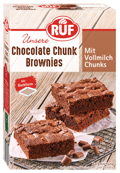 RUF Chocolate Chunk Brownies Backmischung