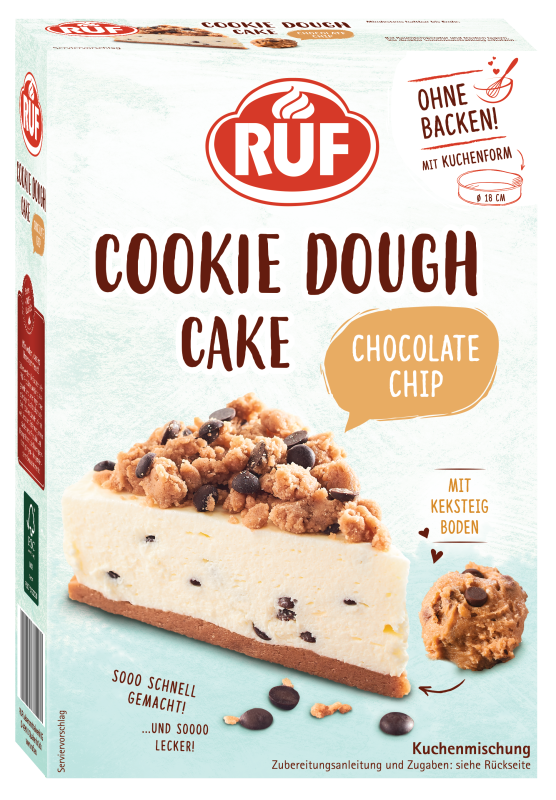 RUF Cookie Dough Cake Chocolate Chip Backmischung