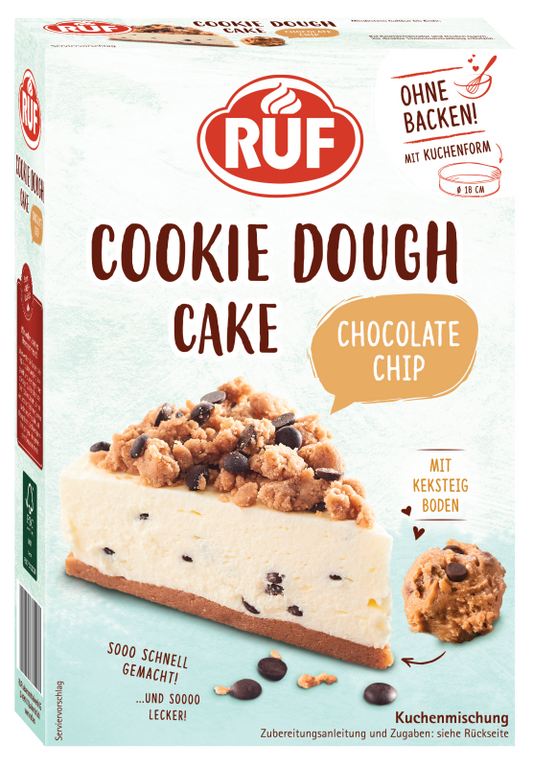 RUF Cookie Dough Cake Chocolate Chip Backmischung