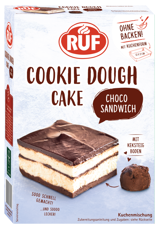 RUF Cookie Dough Cake Choco Sandwich Backmischung