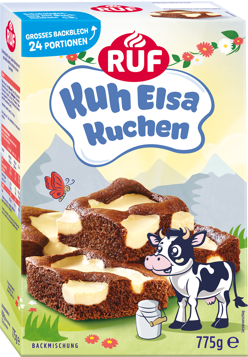 RUF Kuh Elsa Kuchen Backmischung
