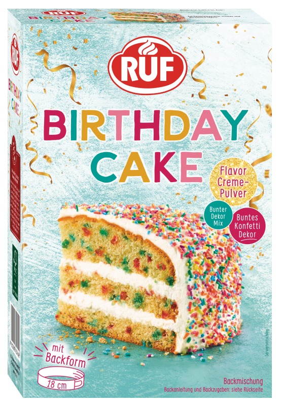 RUF Birthday Cake Backmischung