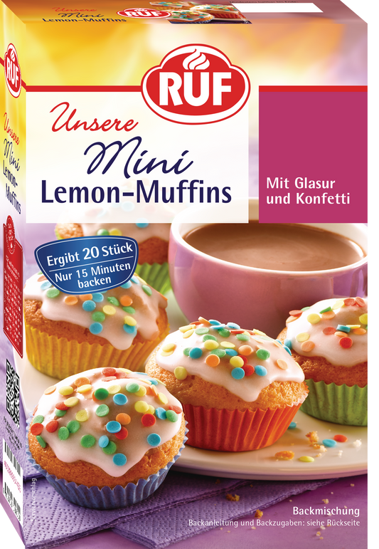 RUF Mini Lemon Muffins Backmischung