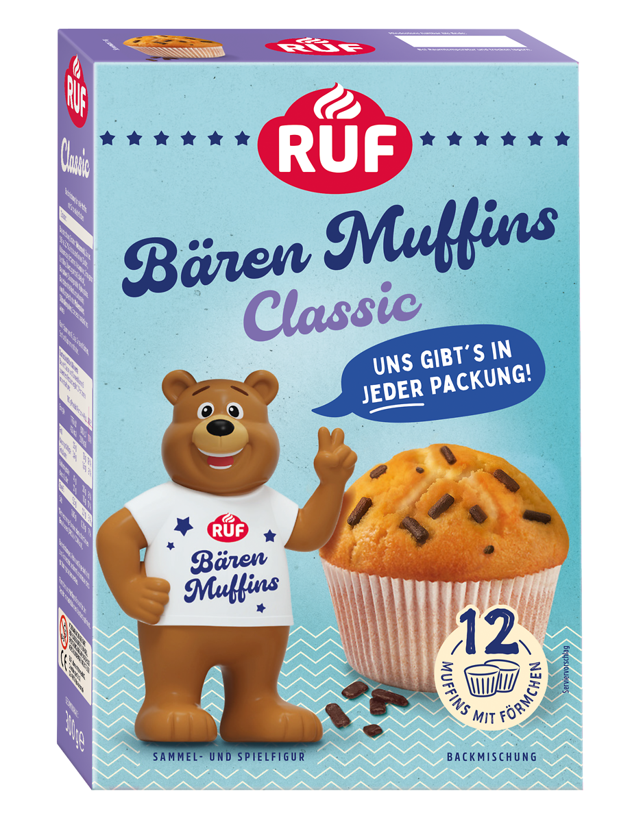 RUF Bären Muffins Classic Backmischung