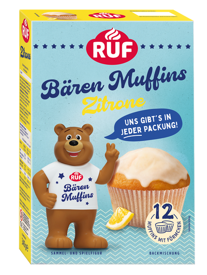 RUF Bären Muffins Zitrone Backmischung