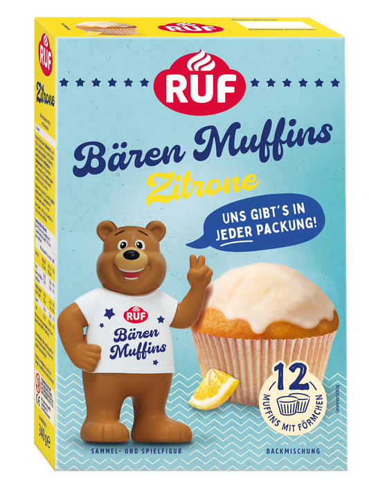 RUF Bären Muffins Zitrone Backmischung