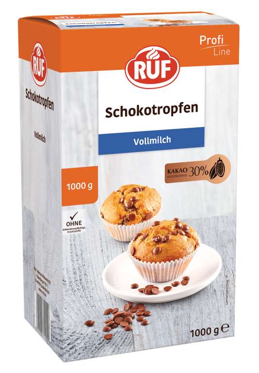 RUF Schokotropfen Vollmilch (1 kg)