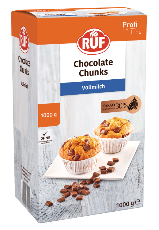 RUF Chocolate Chunks Vollmilch (1 kg)