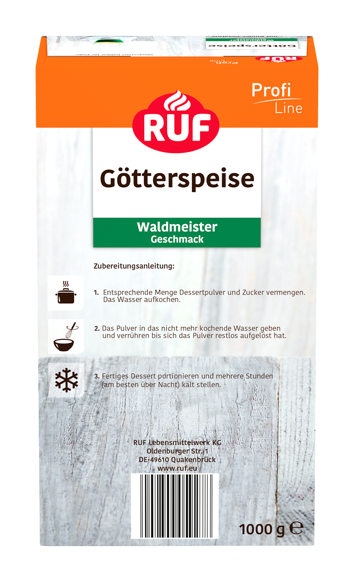 RUF Götterspeise Waldmeister FS (1 kg) -  Bild 1