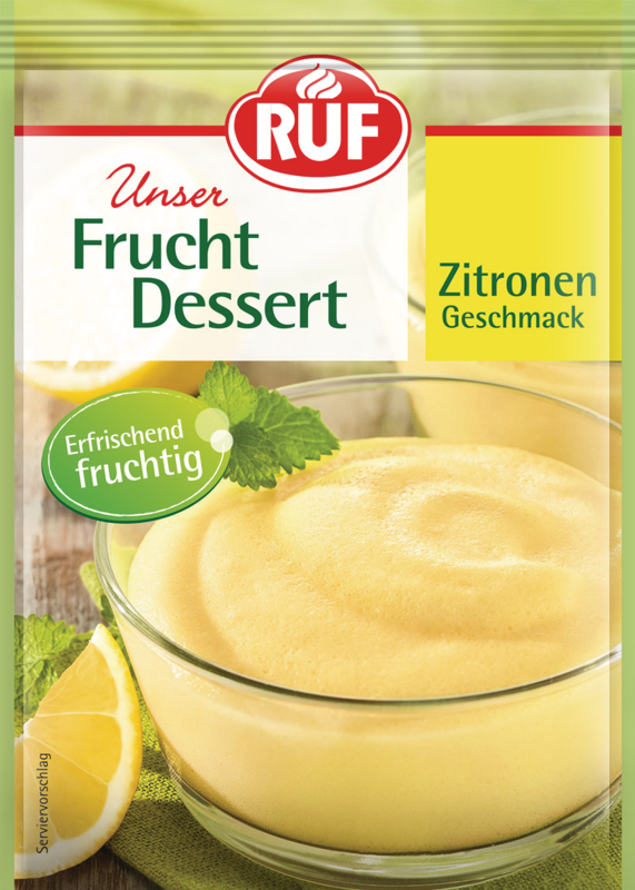 RUF Frucht Dessert Zitrone