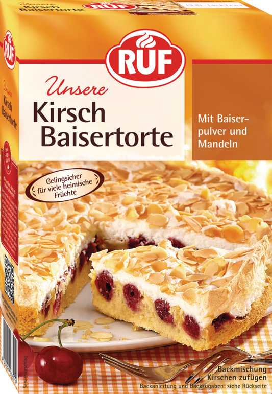 RUF Kirsch Baisertorte Backmischung
