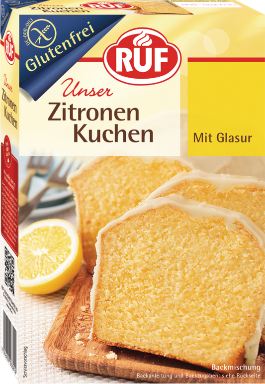 RUF Zitronen Kuchen glutenfrei Backmischung