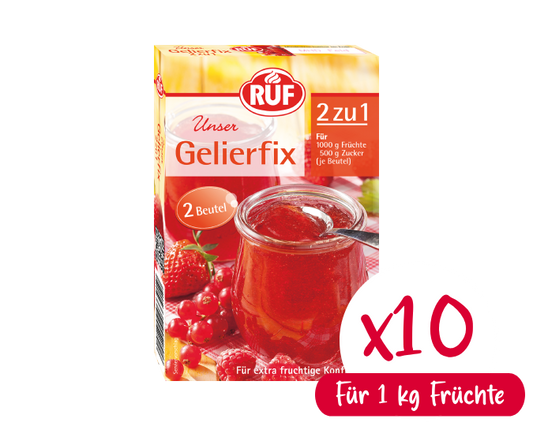 RUF Gelierfix 2 zu 1 Bundle (10 Stück)